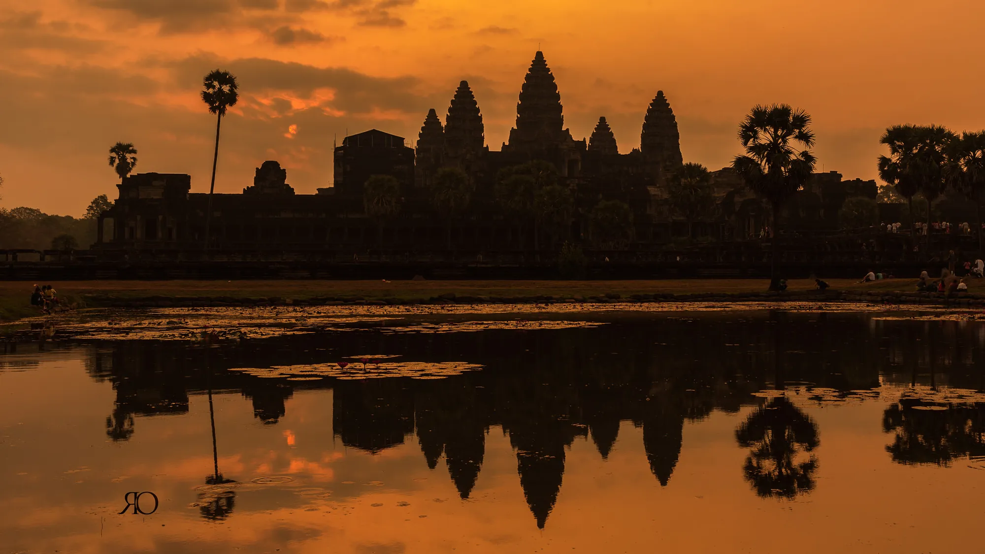 Angkor Wat at sunrise, Cambodia