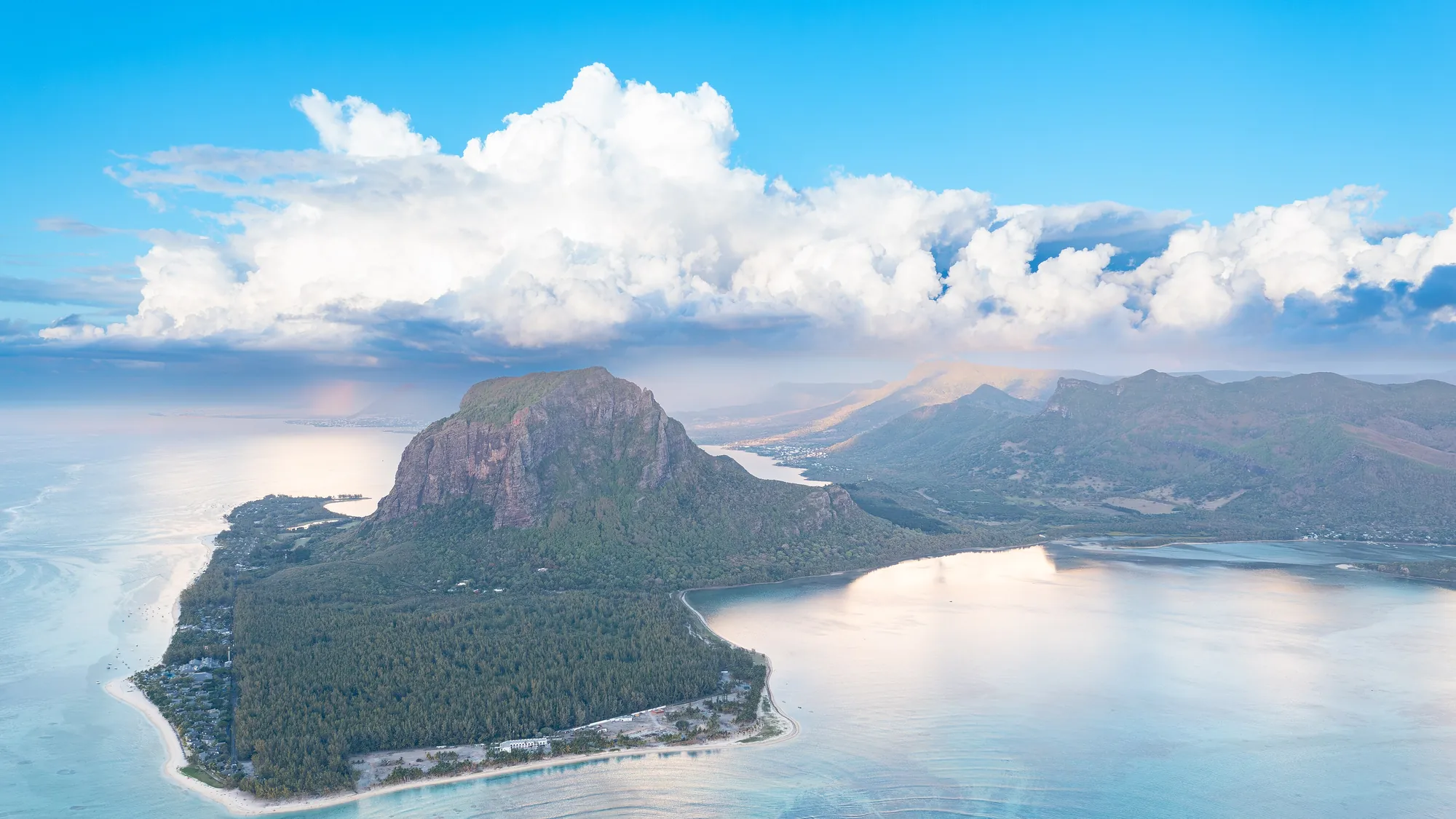 Le Morne peninsula and lagoon, Mauritius