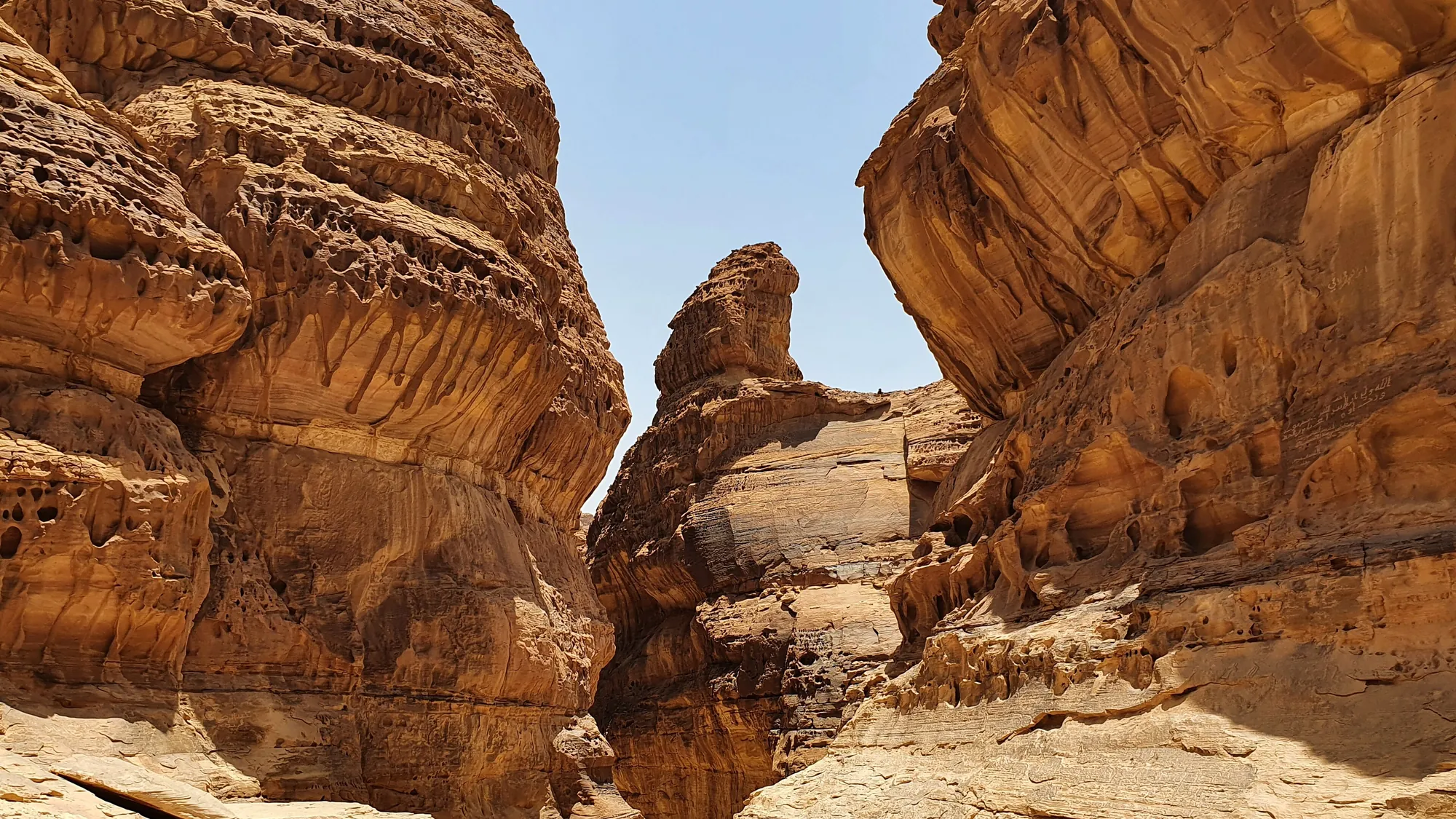 Sandstone rock formations at AlUla, Saudi Arabia