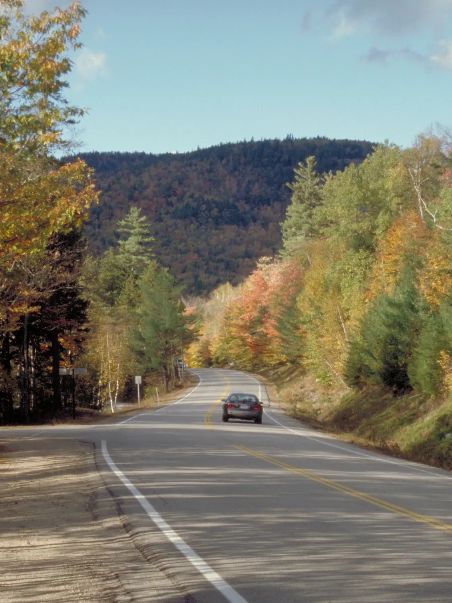 Fall foliage along the Kancamagus Highway