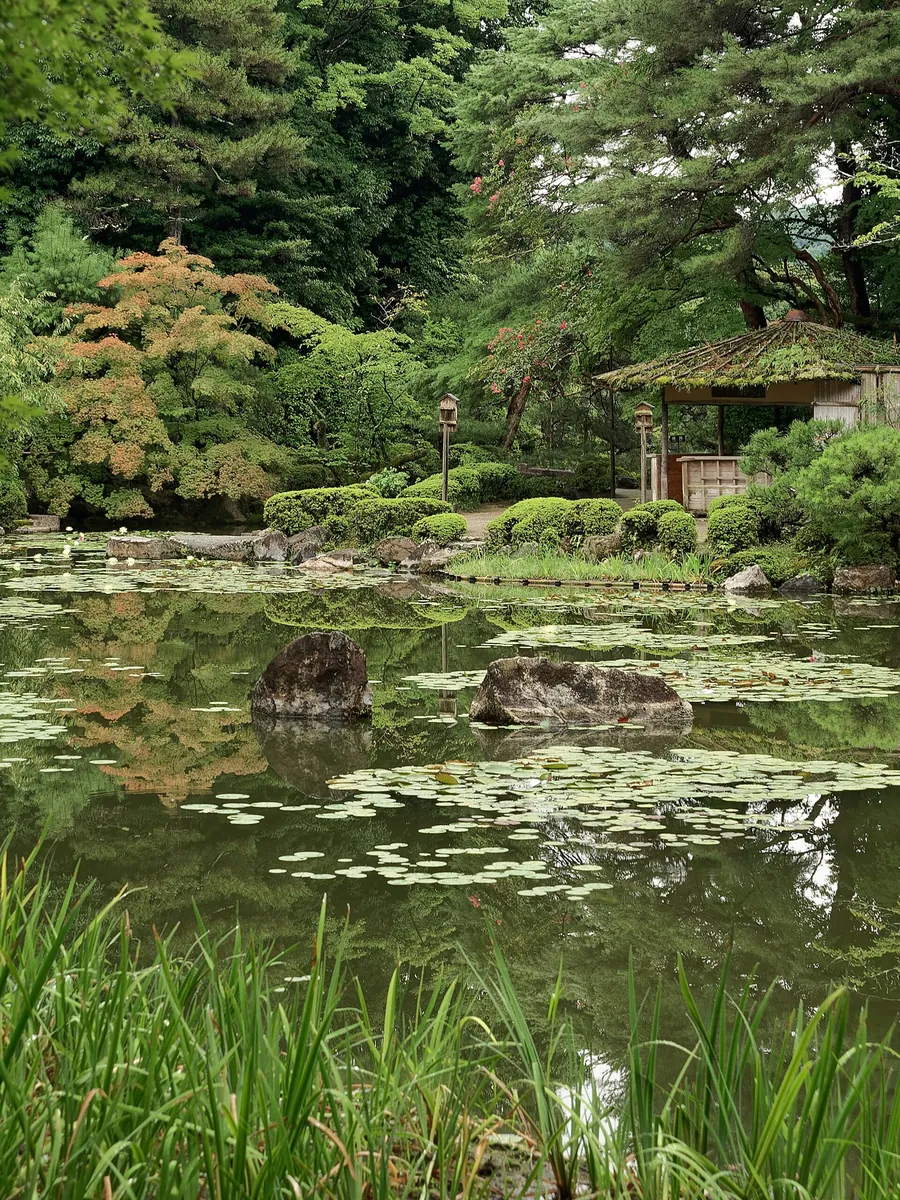 The pond garden of Heian Shrine, Kyoto